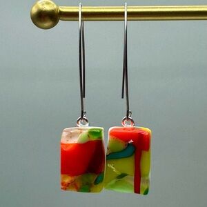 Vibrant Multicolor Dangle Earrings